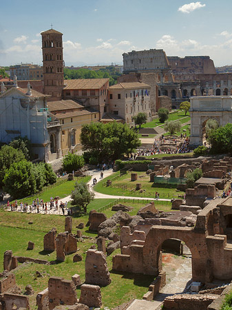 Fotos Blick auf das Forum Romanum | Rom