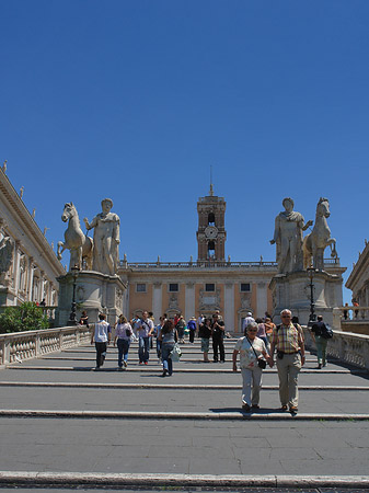 Foto Statuen der Dioskuren - Rom