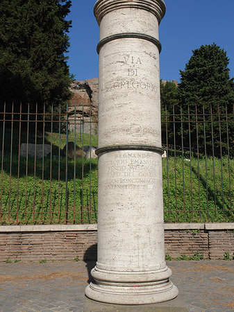 Foto Säule mit Straßennamen