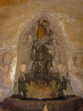 Kalksteinbrunnen am Palatin Fotos