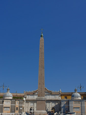 Fotos Obelisk mit dem Porta del Popolo