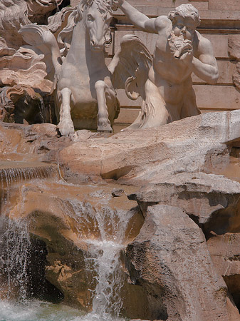 Fotos Details am Trevibrunnen | Rom