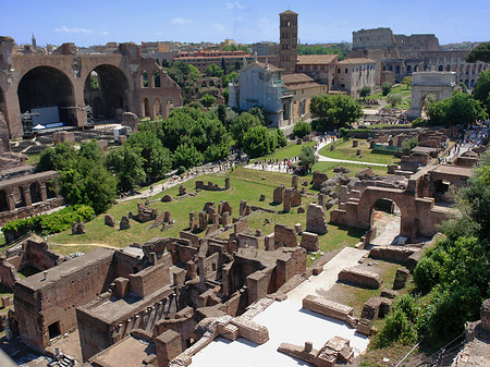 Blick auf das Forum Romanum
