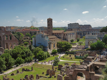 Fotos Blick auf das Forum Romanum