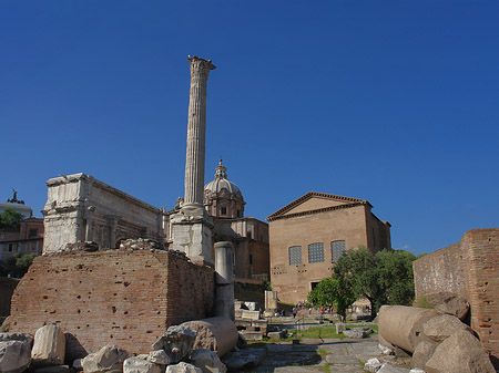 Foto Phokassäule mit der Curia Iulia