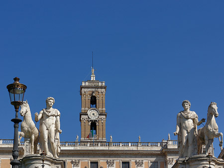 Fotos Statuen der Dioskuren | Rom