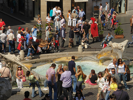 Barcaccia Brunnen Fotos