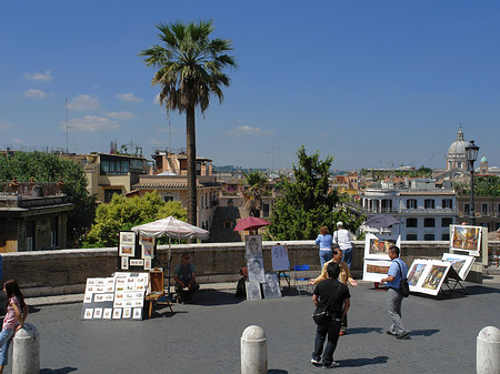 Foto Palme an der Spanischen Treppe