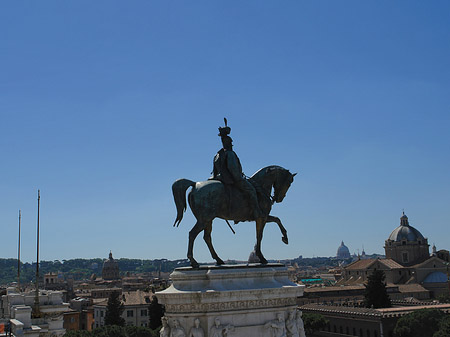 Foto Bronzestatue von Victor Emmanuel - Rom